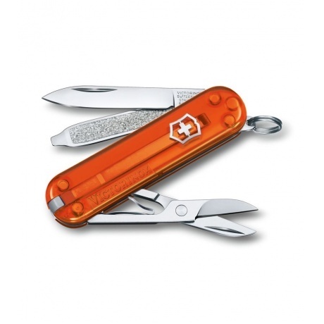 

Нож-брелок Victorinox Classic SD Colors, 58 мм, 7 функций, "Fire Opal"