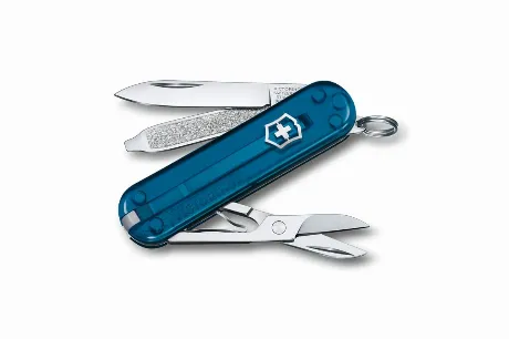 Нож-брелок Victorinox Classic SD Colors, 58 мм, 7 функций, "Sky ...
