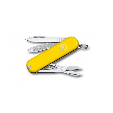 

Нож-брелок Victorinox Classic SD Colors, 58 мм, 7 функций, "Sunny Side"