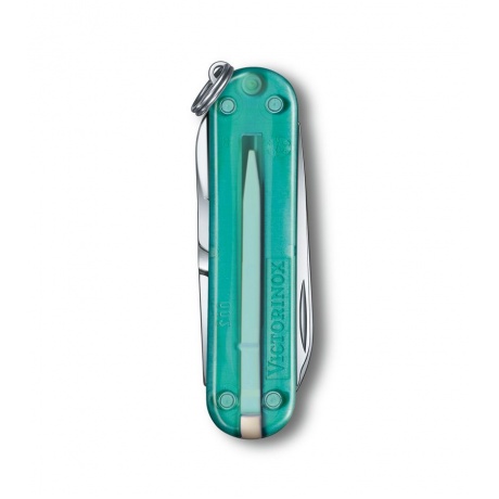 Нож-брелок Victorinox Classic SD Colors, 58 мм, 7 функций, &quot;Tropical Surf&quot; - фото 3