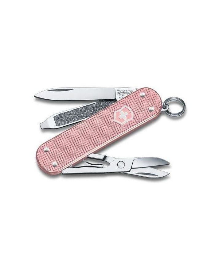 Нож-брелок Victorinox Classic 0.6221.252G SD Alox Colors, 58 мм, 5 функций, Cotton Candy