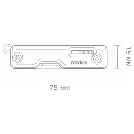 Нож-брелок Nextool Knight EDC, черный (NE20096) - фото 10