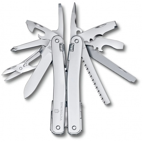 

Мультитул Victorinox SwissTool Spirit X, 105 мм, 26 функций, нейлоновый чехол