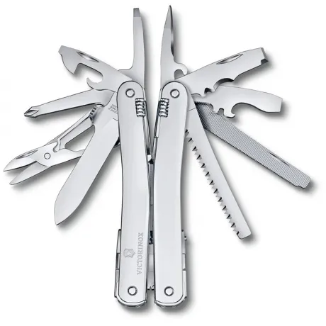 Мультитул Victorinox SwissTool Spirit X, 105 мм, 26 функций, ней...