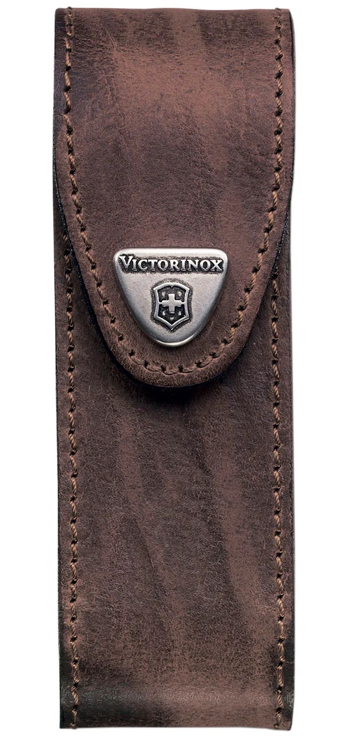 Чехол кожаный Victorinox 4.0548 чехол victorinox для ножей ranger grip 130 мм до 3 уровней нейлоновый черный