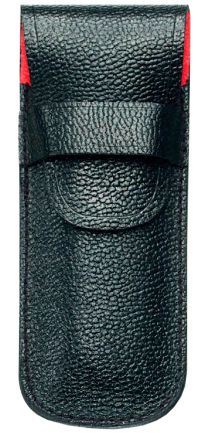 Чехол кожаный Victorinox, черный для перочинных ножей 84 мм, толщиной 3 уровня 4.0669 чехол victorinox для ножей ranger grip 130 мм до 3 уровней нейлоновый черный