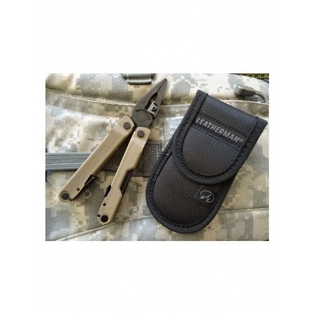 Мультитул Leatherman Rebar Coyote, 17 функций, нейлоновый чехол - фото 2