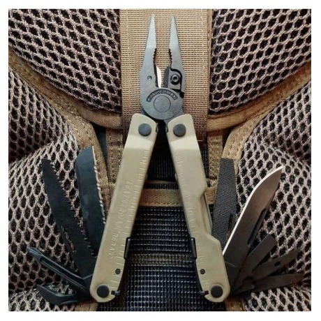 Мультитул Leatherman Rebar Coyote, 17 функций, нейлоновый чехол - фото 7