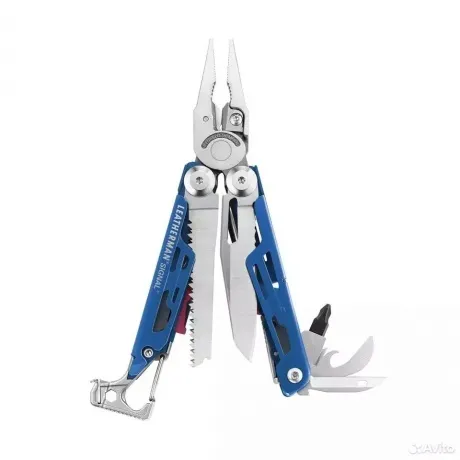 Мультитул Leatherman Signal, 19 функций, синий, нейлоновый чехол