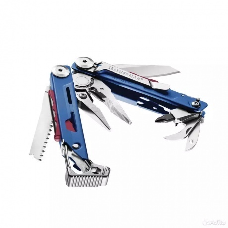 Мультитул Leatherman Signal, 19 функций, синий, нейлоновый чехол - фото 2