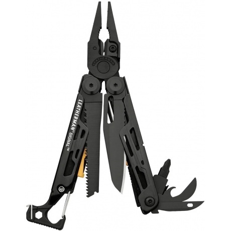 Мультитул Leatherman Signal, 19 функций, черный, нейлоновый чехол - фото 1
