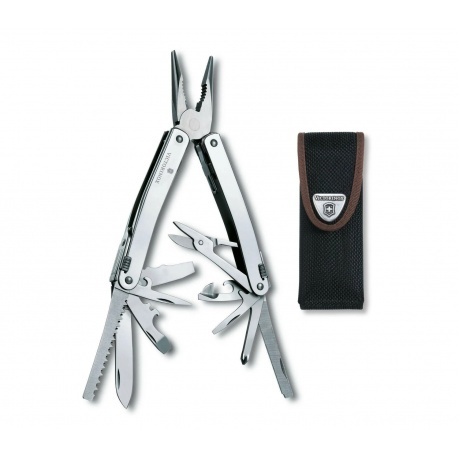 

Мультитул Victorinox SwissTool Spirit MX, 105 мм, 24 функции, нейлоновый чехол
