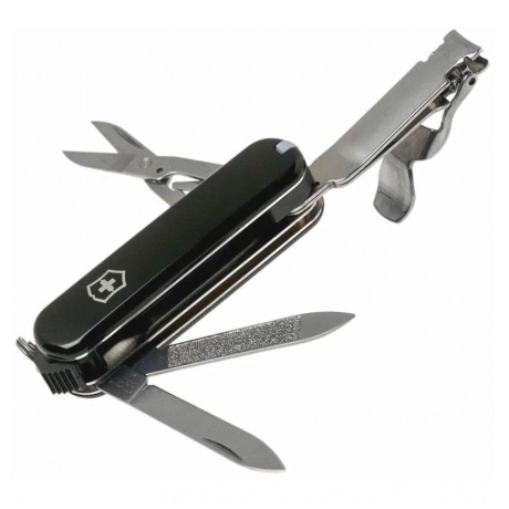 Нож Victorinox Classic Nail Clip 580, 65 мм, 8 функций, черный 0.6463.3 - фото 6