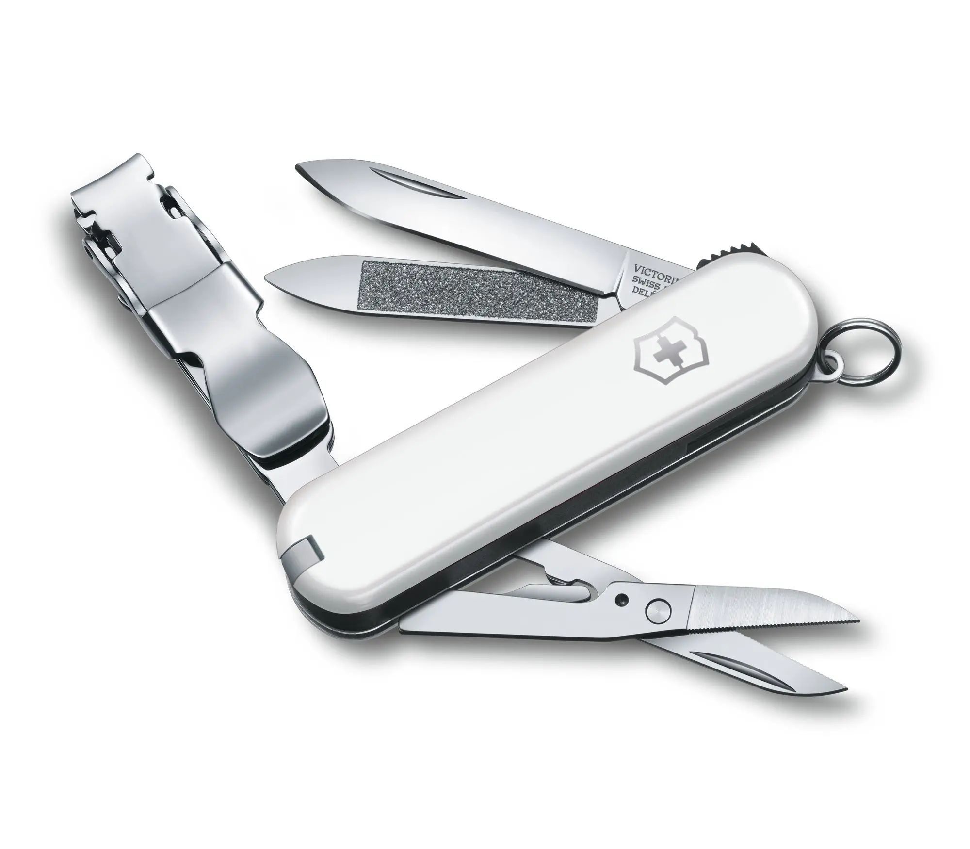 Нож Victorinox Classic Nail Clip 580, 65 мм, 8 функций, белый 0.6463.7 нож victorinox nailclip wood 580 0 6461 63
