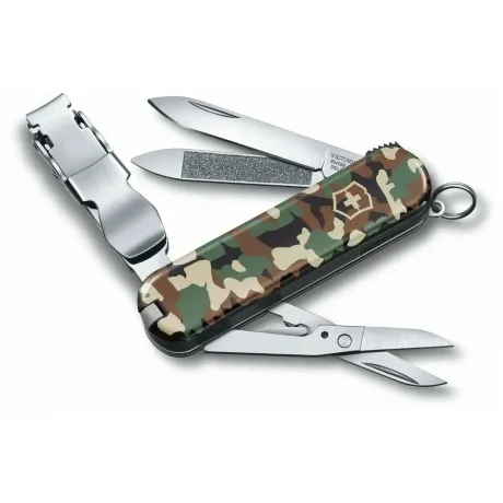 Нож Victorinox Classic Nail Clip 580, 65 мм, 8 функций, камуфляж...