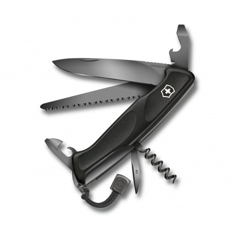 

Нож Victorinox RangerGrip 55, 130 мм, 12 функций, черный 0.9563.C31P