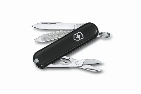 Нож-брелок Victorinox Classic SD Colors, 58 мм, 7 функций, "Dark...