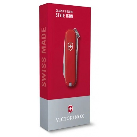 Нож-брелок Victorinox Classic SD Colors, 58 мм, 7 функций, &quot;Style Icon&quot; 0.6223.G - фото 5