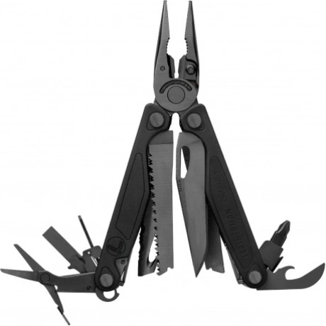 Мультитул Leatherman Charge Plus, 19 функций, черный, нейлоновый...