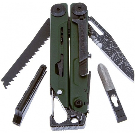 Мультитул Leatherman Signal, 19 функций, зеленый, нейлоновый чехол 832692 - фото 4
