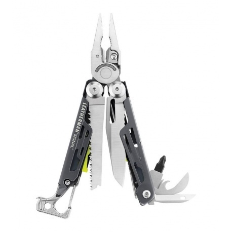 Мультитул Leatherman Signal, 19 функций, серый, нейлоновый чехол 832737 - фото 1