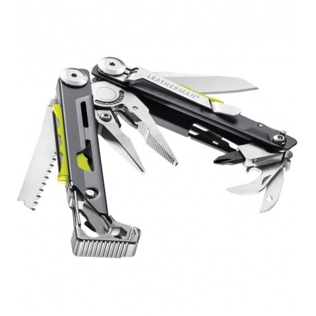 Мультитул Leatherman Signal, 19 функций, серый, нейлоновый чехол 832737 - фото 3