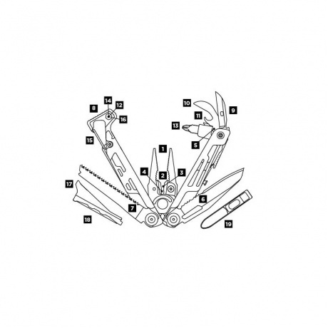 Мультитул Leatherman Signal, 19 функций, серый, нейлоновый чехол 832737 - фото 5