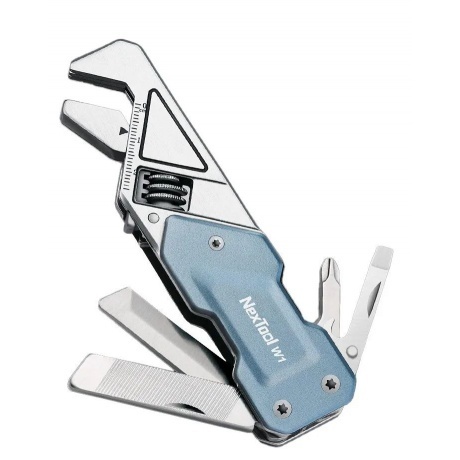 Мультитул-ключ Nextool (Xiaomi) Light Wrench W1, 6 функций, голу...