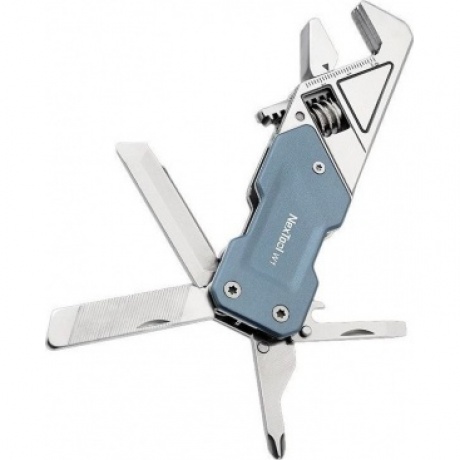 Мультитул-ключ Nextool (Xiaomi) Light Wrench W1, 6 функций, голубо-серый (NE20238) - фото 4