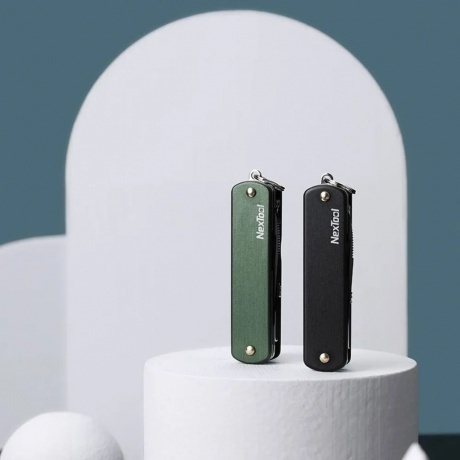 Мультитул-книпсер Nextool (Xiaomi) Multi Functional Nail Clipper, зеленый, 6 функций - фото 6