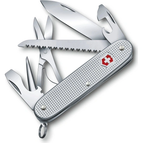 Нож Victorinox Synergy X Alox, 93 мм, 10 функций, серебристый