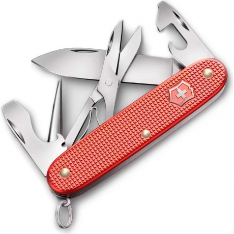 Нож перочинный Victorinox Pioneer X Alox LE 2025 Stone Red , 93 мм, 9 функций, красный