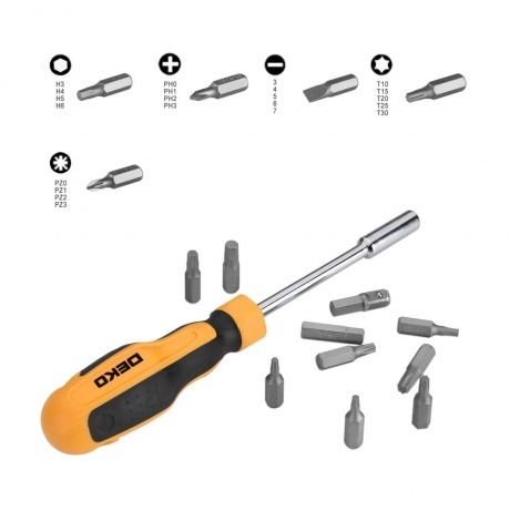 Набор инструментов Deko Pro DKMT62 065-0213 - фото 3
