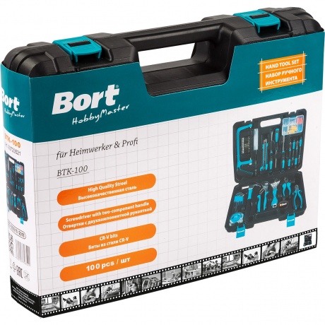 Набор инструментов Bort BTK-100 93723521 - фото 5