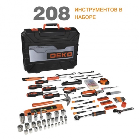 Набор инструментов Deko DKMT208 065-0222 - фото 6