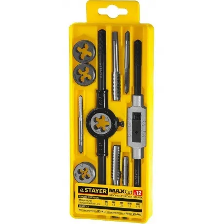 Набор метчиков и плашек Stayer 28012-H12_z01 (12 предметов)