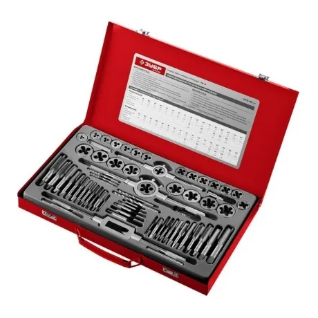 Набор метчиков и плашек Зубр 28118-H65_z01 (65 предметов)