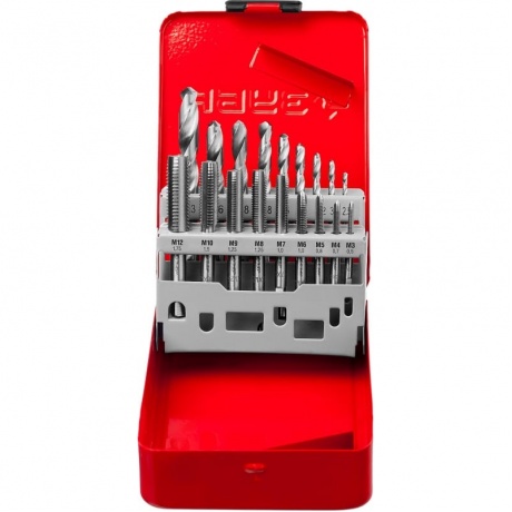 

Набор метчиков и сверл Зубр 28115-H18_z01 (18 предметов)