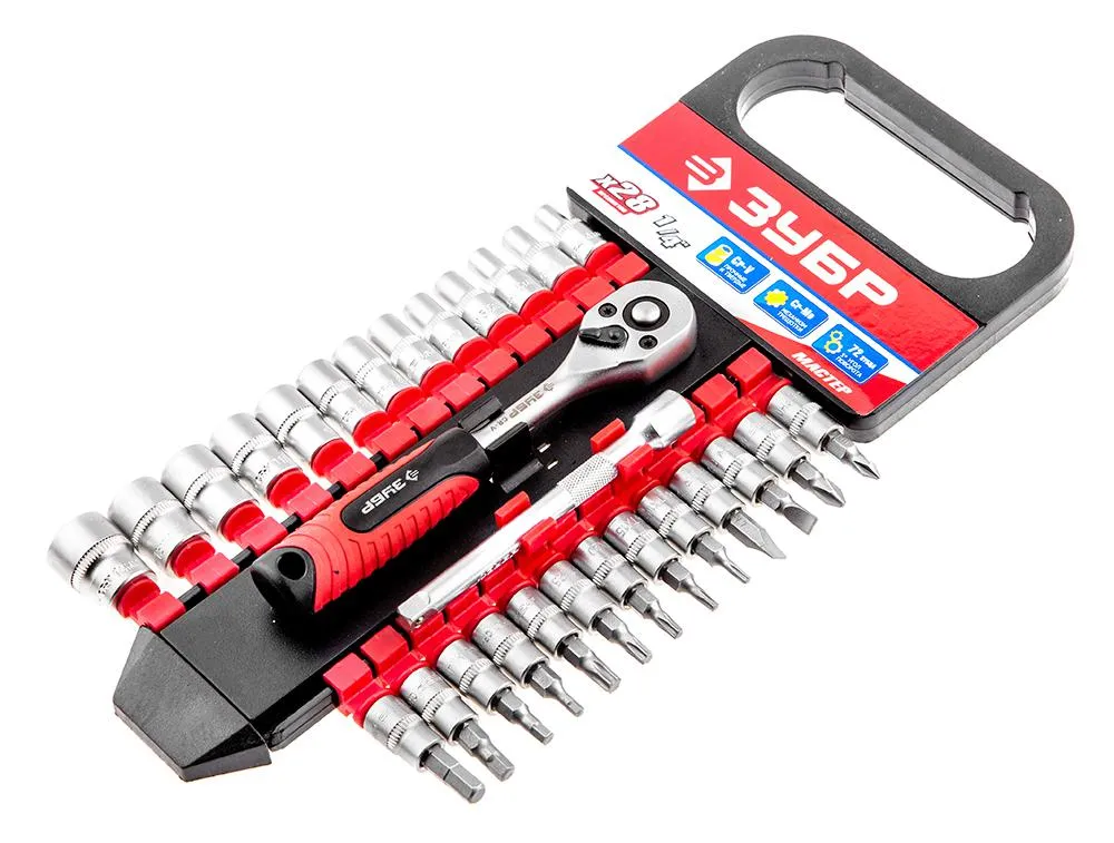 Набор инструментов Зубр 27645-H28 (28 предметов) - фото 2