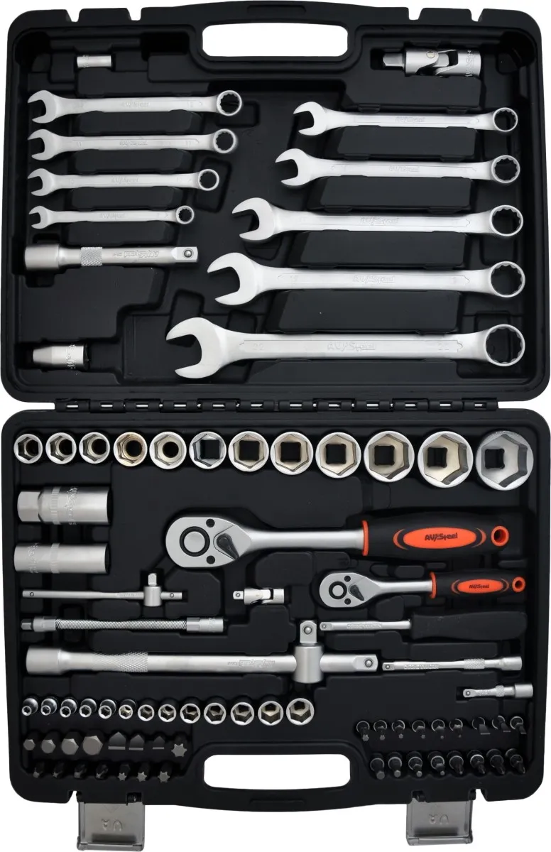 Набор инструментов AV Steel AV-011082 (82 предмета) - фото 2