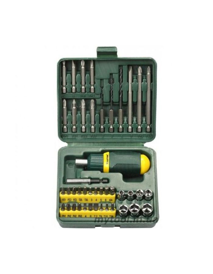 Набор инструментов Kraftool 25556-H43 (43 предмета) набор отверток kraftool 25556 h43 43 предм зеленый