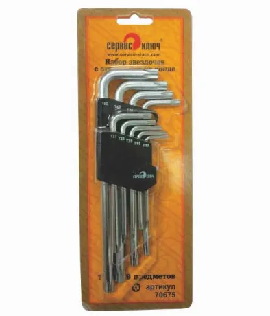 Набор ключей Сервис ключ TORX 70675