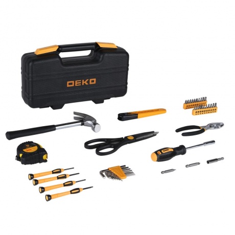 Набор инструмента для дома в чемодане DEKO DKMT41 (41 предмет) - фото 1