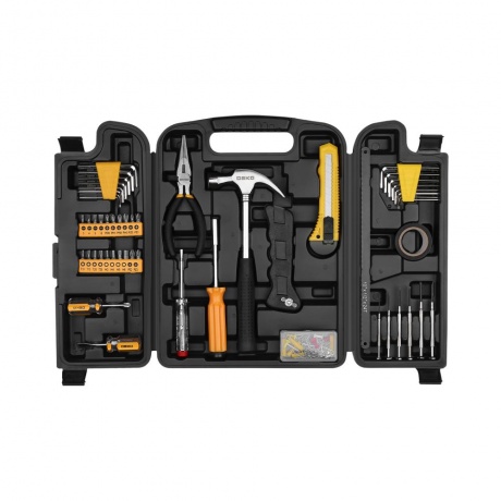 Набор инструментов для дома DEKO DKMT142 (142 предмета) в чемодане - фото 2