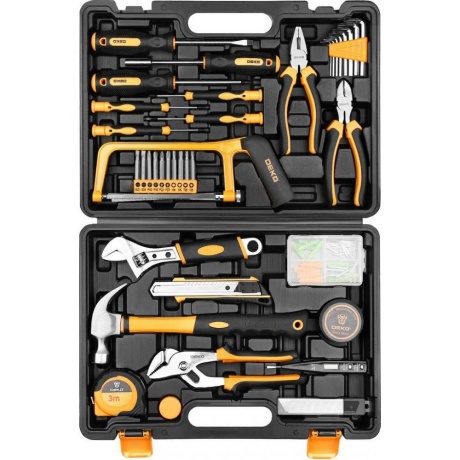 Профессиональный набор инструмента для дома в чемодане Deko DKMT102 (102 предмета) - фото 2
