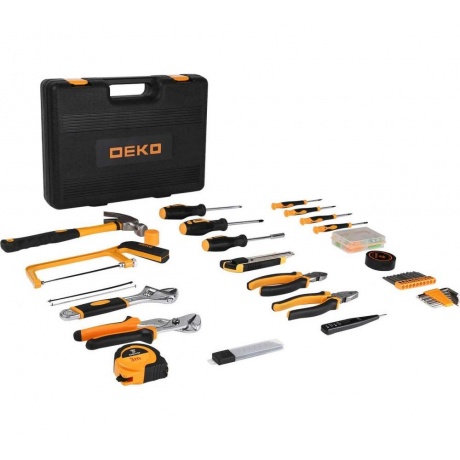 Профессиональный набор инструмента для дома в чемодане Deko DKMT102 (102 предмета) - фото 3