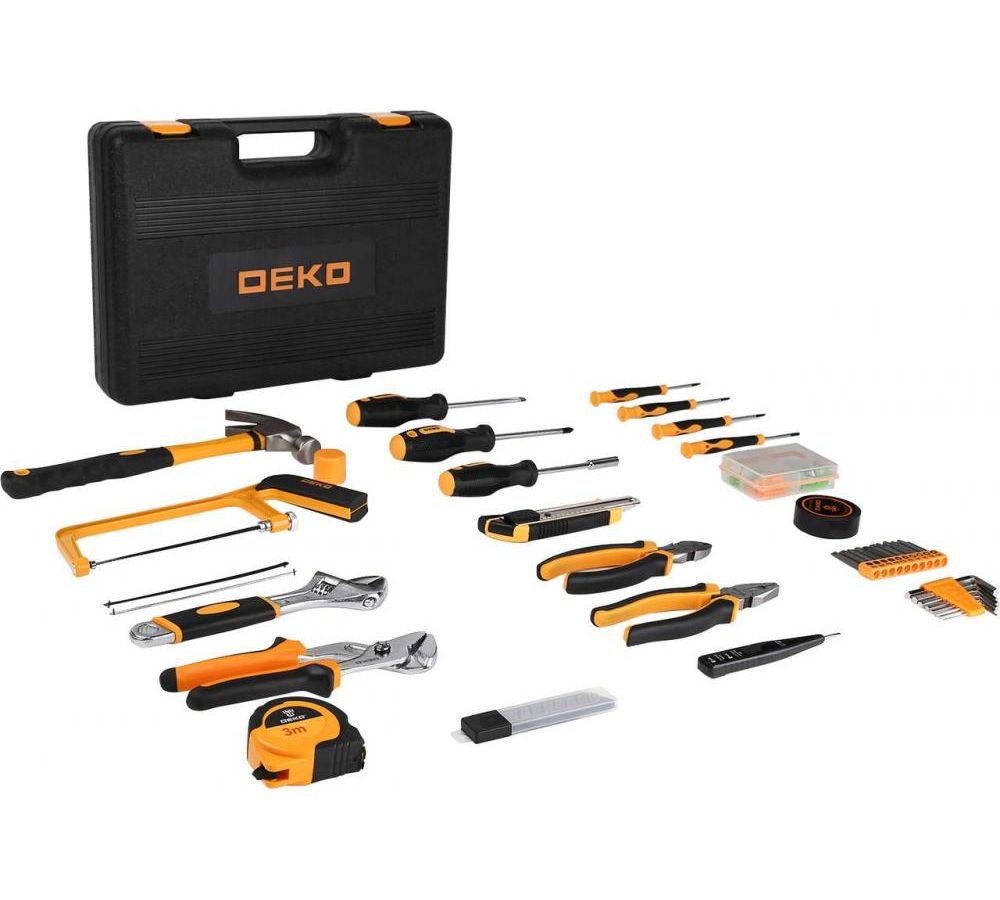 Профессиональный набор инструмента для дома в чемодане Deko DKMT102 (102 предмета) - фото 3