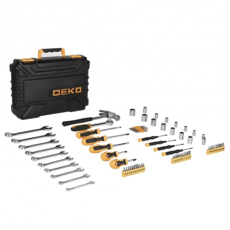 Универсальный набор инструмента для дома и авто в чемодане Deko DKMT74 (74 предмета) - фото 5
