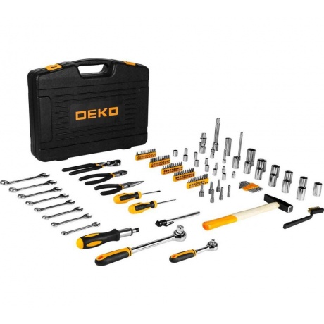 Профессиональный набор инструмента для дома и авто в чемодане Deko DKMT113 (113 предметов) - фото 5