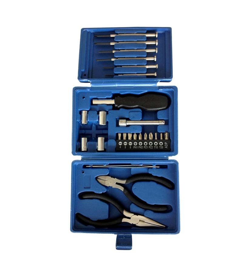 Набор инструментов Stinger, 26 предметов, в пластиковом кейсе, синий набор инструментов gembird cablexpert tk basic 03 26 предметов